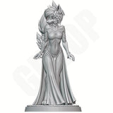 Glower Vault Anthro Wolf Lady 3D Printed Resin Figure