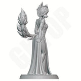 Glower Vault Anthro Wolf Lady 3D Printed Resin Figure